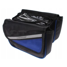 Сумка на раму велосипеда Dunlop Black/Blue (5904501203418)