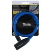 Замок велосипедный Dunlop спиральный на ключ 65 см Blue (871125208264_BLUE)