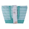 Сумка пляжна Alpina смугаста 49,3х16х34 см Turquoise (5904501204378)