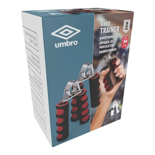 Кистьовий тренажер Umbro 15 kg 2 шт Red (8711252269504)