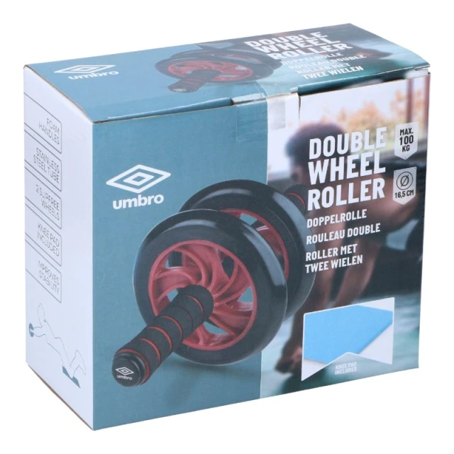 Ролик для преса Umbro Dual Wheel Blue