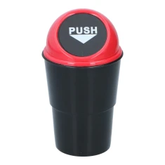 Контейнер для сміття Dunlop автомобільний 400 ml 10x17 см Red (5904501204613)