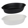 Посудина керамічна жаростійка Alpina овальна 20x12x5 см 470 ml Black (5904501204668)