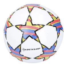 М'яч футбольний тренувальний мініатюрний Dunlop 32 панелі розмір 2 White/Red (5904501204996)