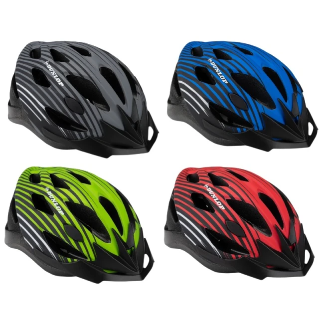 Шолом велосипедний Dunlop MTB M 55-58 см Blue-Black (871125224002BLUE)