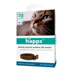 Нашийник для котів Bros Happs від бліх і кліщів 35 см (5904517048652)