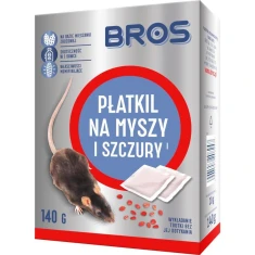 Родентицид пластівці для мишей і щурів Bros 140 г (5904517208247)