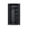 Шафа металева Iron Mate SATURN 185x90x45 Anthracite RAL7016 (5904567275114)