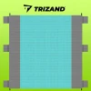 Підстилка пляжна Trizand 208x208 см з кишенями (5904576552640)