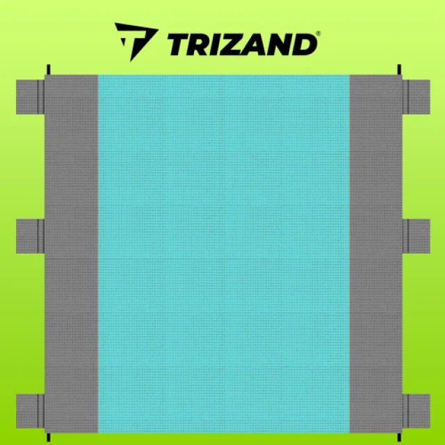 Підстилка пляжна Trizand 208x208 см з кишенями (5904576552640)