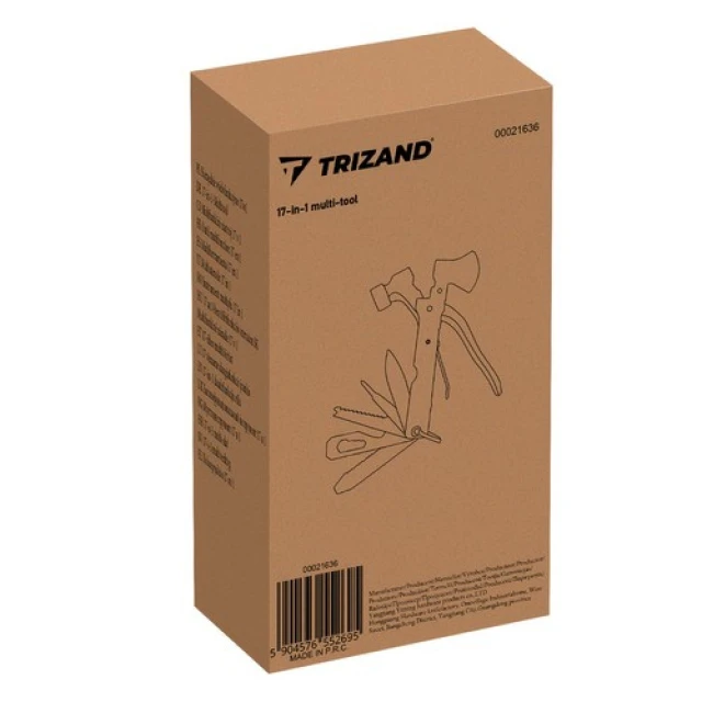 Багатофункціональний інструмент Trizand 17 в 1 (5904576552695)