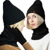 Зимовий комплект шапка + шарф + рукавиці Trizand 3 шт Black (5904576552862)