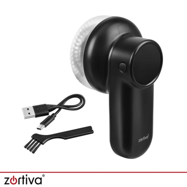 Машинка для видалення катишків бездротова Zortiva 6 лез Black (5904576554002)