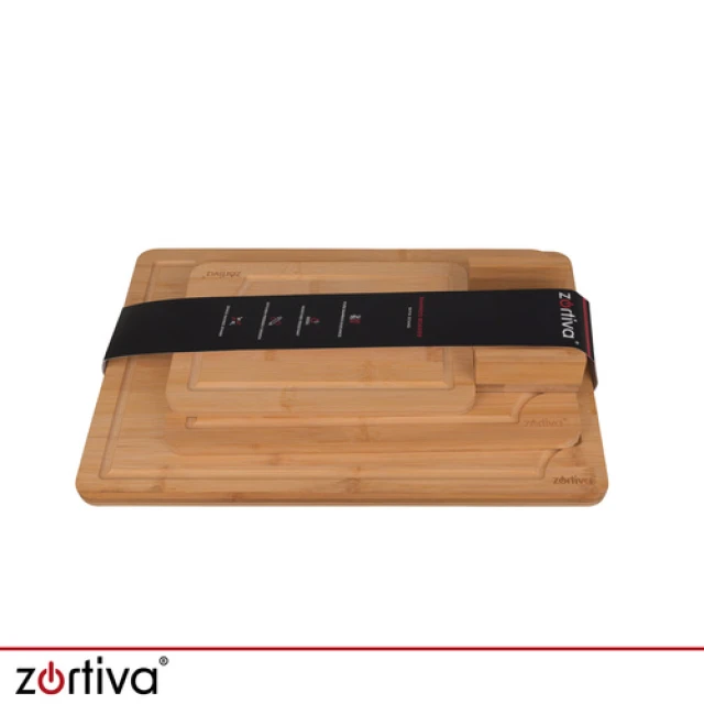 Набір бамбукових дощок для нарізання Zortiva 3 шт (5904576554033)