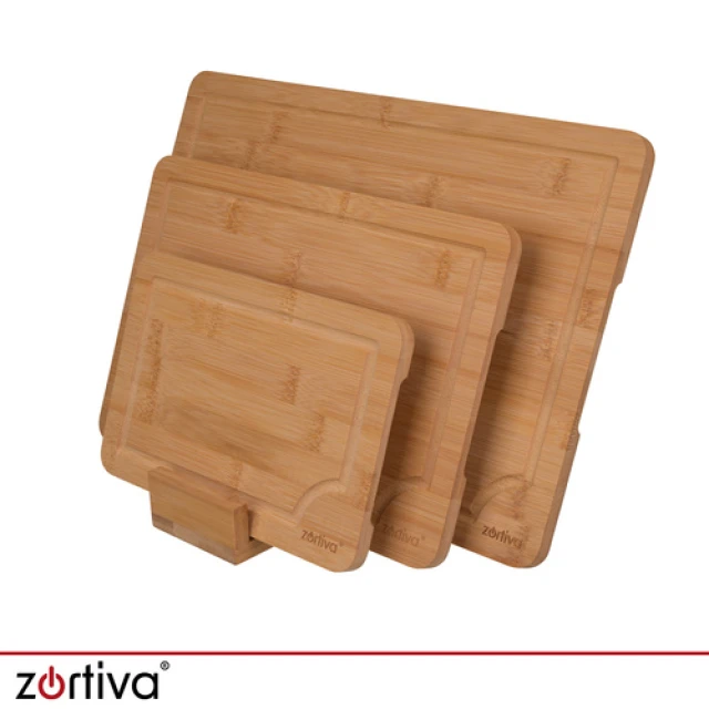 Набір бамбукових дощок для нарізання Zortiva 3 шт (5904576554033)