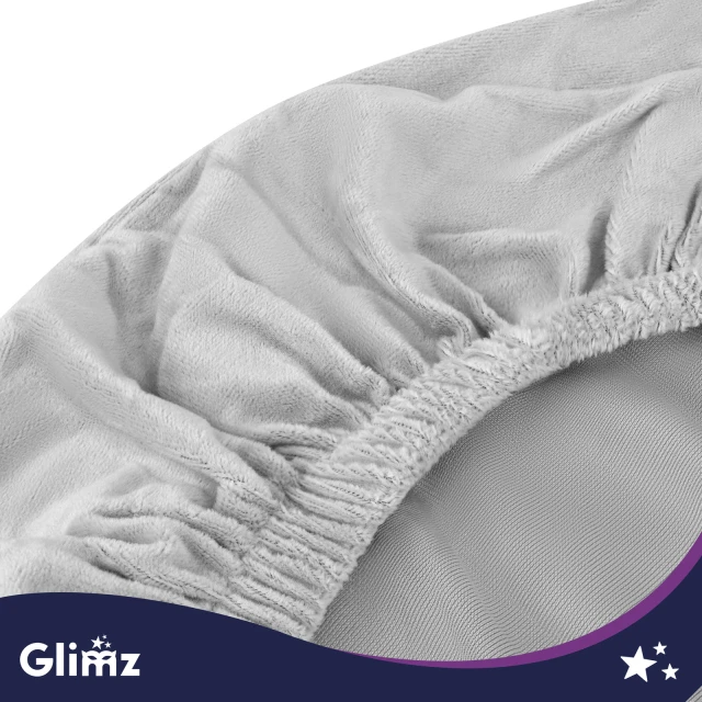 Чохол на стілець оксамитовий Glimz Gray (5904576554040)