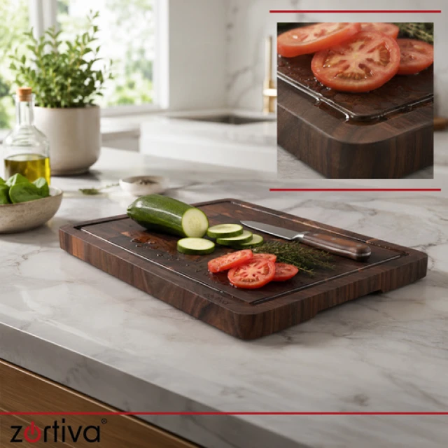 Дошка кухонна акація Zortiva 43x33 см (5904576554101)