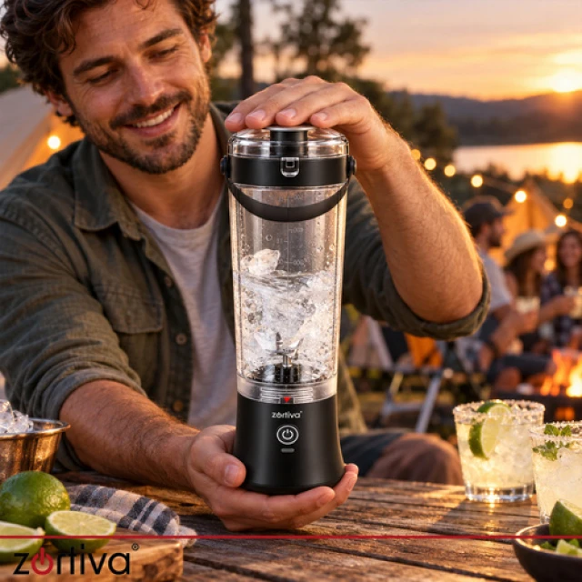 Портативный блендер беспроводной Zortiva 600 мл 150 Вт USB-C (5904576554118)