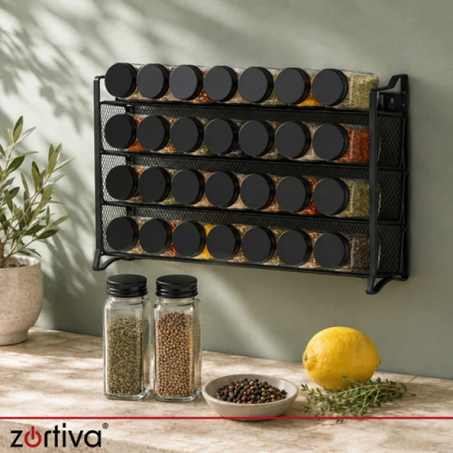 Органайзер для спецій Zortiva 28 баночок (5904576554125)