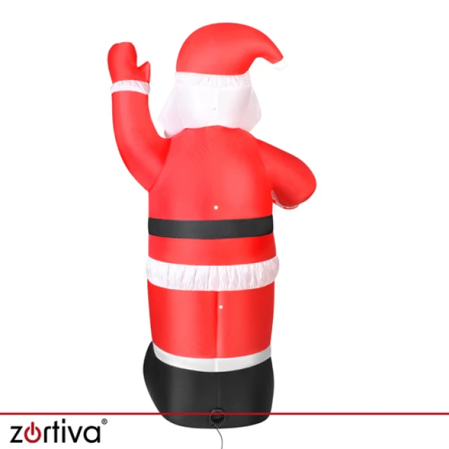 Санта Клаус надувний Zortiva 180 см зі світлодіодною підсвіткою (5904576554149)