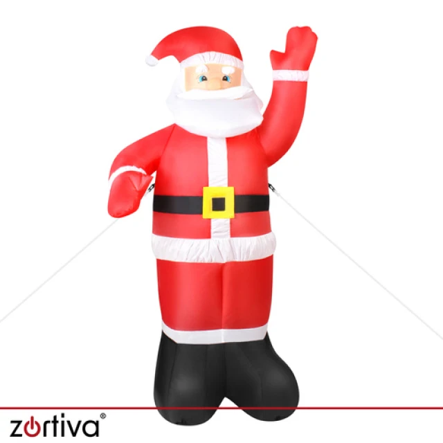 Санта Клаус надувний Zortiva 180 см зі світлодіодною підсвіткою (5904576554149)
