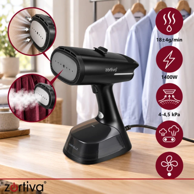 Відпарювач з функцією всмоктування Maxy Zortiva Lumivelle 1400 Вт (5904576554163)