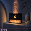 Аромадифузор-зволожувач Zortiva 250 мл ультразвуковий ефект каміна (5904576554200)