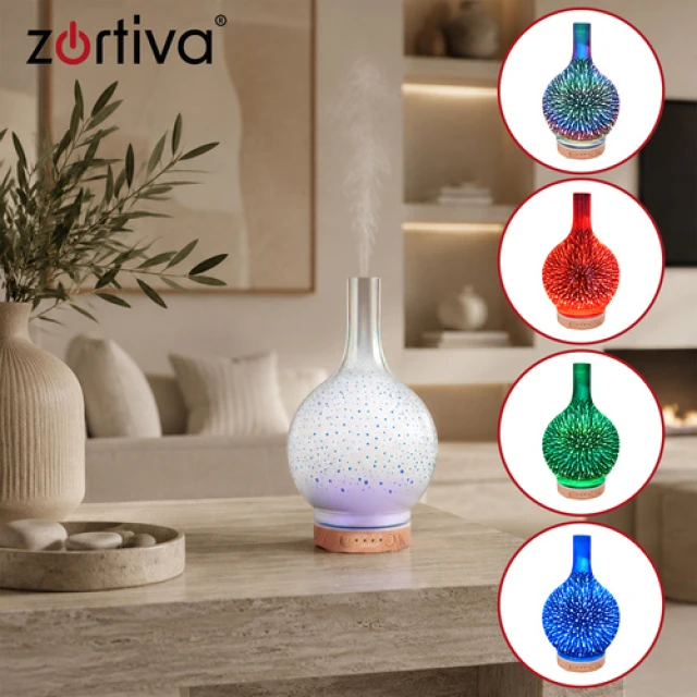 Аромадифузор-зволожувач Zortiva 200 мл 3D RGB (5904576554262)