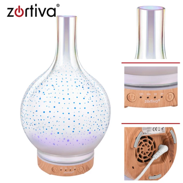 Аромадифузор-зволожувач Zortiva 200 мл 3D RGB (5904576554262)