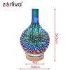 Аромадифузор-зволожувач Zortiva 200 мл 3D RGB (5904576554262)