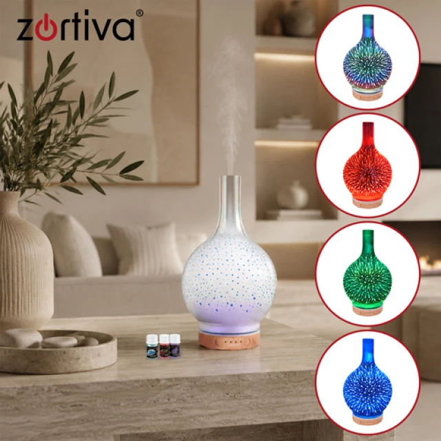 Аромадифузор-зволожувач Zortiva 200 мл 3D RGB (5904576554262)