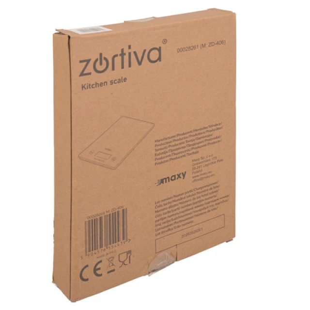 Ваги кухонні Zortiva 5 кг точність 1 г (5904576554439)