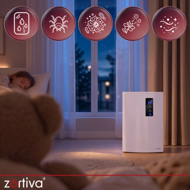 Осушувач повітря Zortiva 90 Вт UV лампа з діоксидом титану до 30 м² (5904576554460)