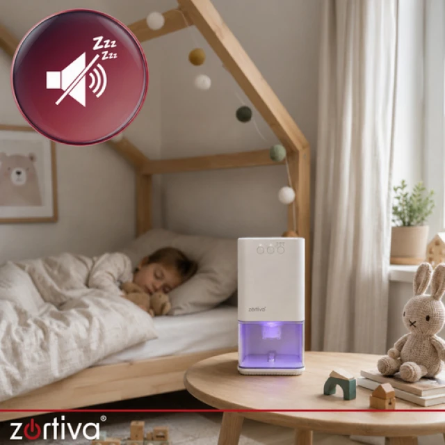 Осушувач повітря Zortiva Brezia 1400 мл 380 мл/24 год LED таймер (5904576554484)