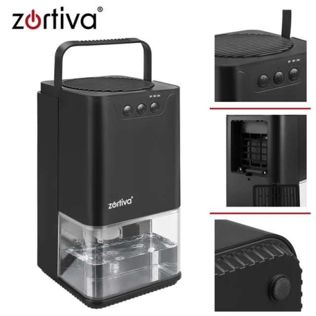 Осушувач повітря Zortiva Serivo 36 Вт 1400 мл 380 мл/24 год LED таймер (5904576554507)