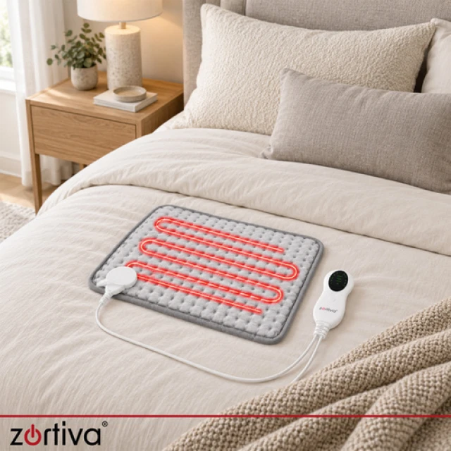 Електрична грілка-килимок Zortiva 40x30 см з таймером 10 рівнів нагріву (5904576554576)