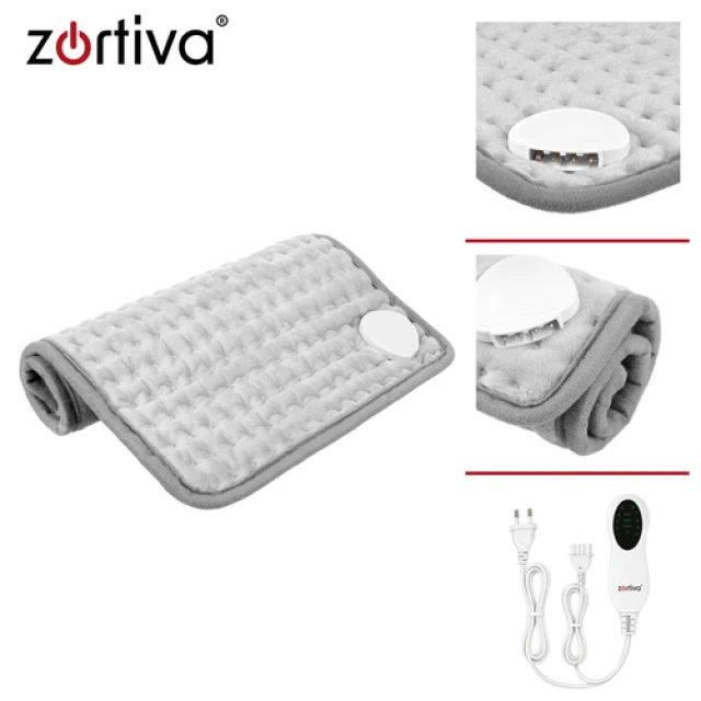 Електрична грілка-килимок Zortiva 40x30 см з таймером 10 рівнів нагріву (5904576554576)