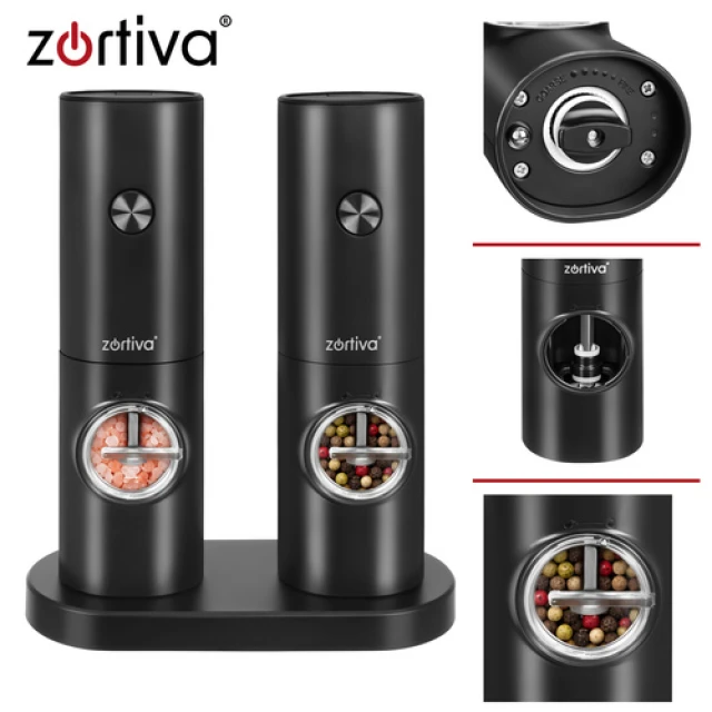 Мельница для специй электрическая Zortiva 2 шт (5904576554637)