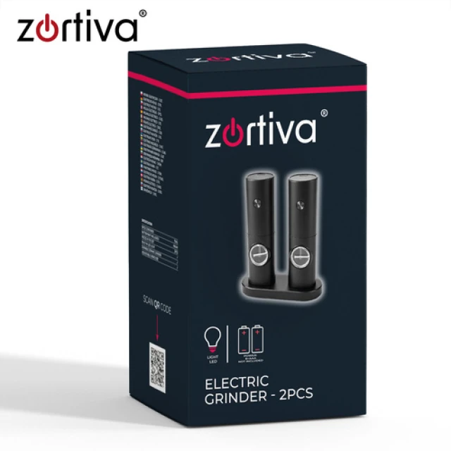 Мельница для специй электрическая Zortiva 2 шт (5904576554637)