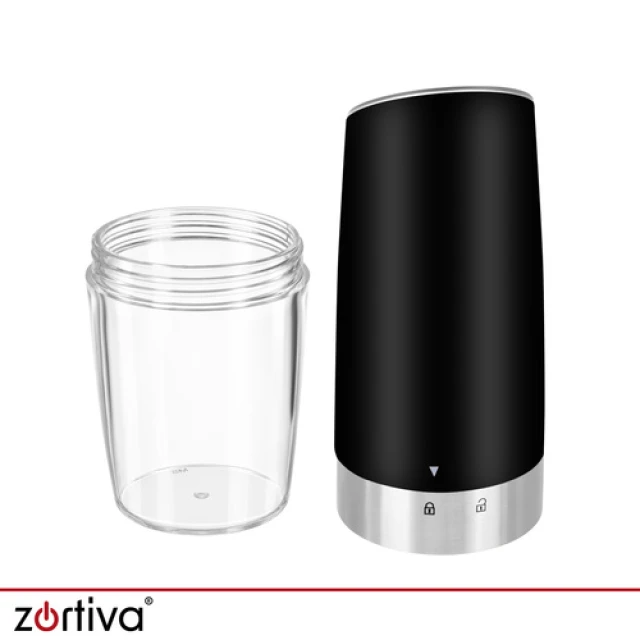 Млинок для спецій електричний гравітаційний Zortiva 2 шт (5904576554644)