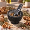 Ступка кухонна Zortiva мармурова з товкачиком (5904576554651)