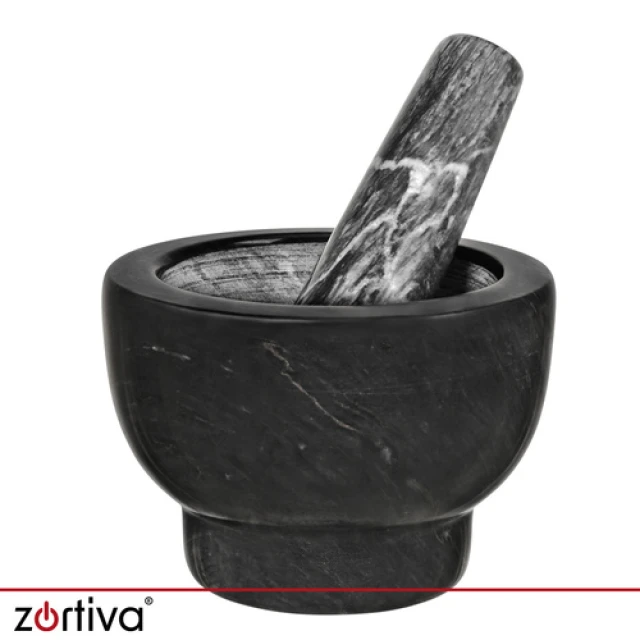 Ступка кухонна Zortiva мармурова з товкачиком (5904576554651)