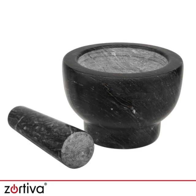 Ступка кухонна Zortiva мармурова з товкачиком (5904576554651)