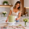 Підставка для торта обертова Zortiva 28 см + 3 шпателі (5904576554675)