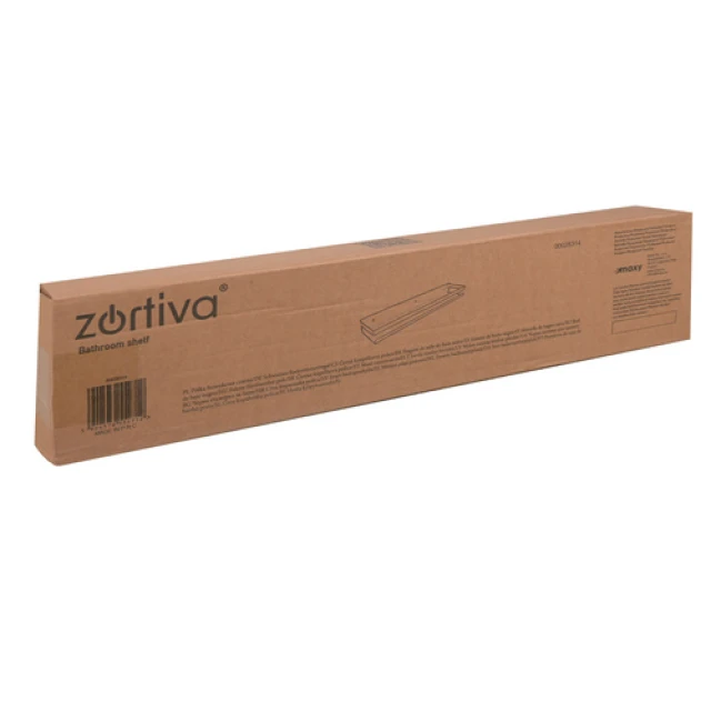 Полиця для ванної кімнати Zortiva 50 см Black (5904576554712)