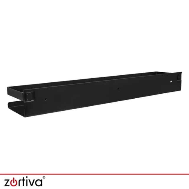 Полиця для ванної кімнати Zortiva 50 см Black (5904576554712)