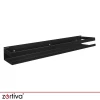 Полиця для ванної кімнати Zortiva 50 см Black (5904576554712)