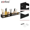 Полиця для ванної кімнати Zortiva 50 см Black (5904576554712)