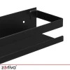Полиця для ванної кімнати Zortiva 50 см Black (5904576554712)