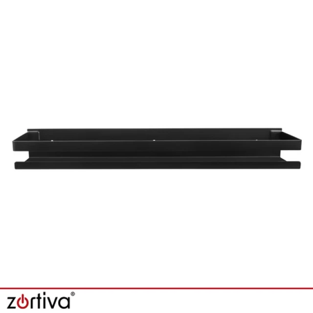 Полиця для ванної кімнати Zortiva 50 см Black (5904576554712)